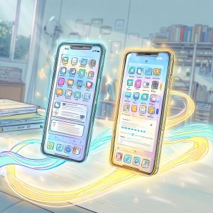 Перенос информации с айфона на айфон (фото)