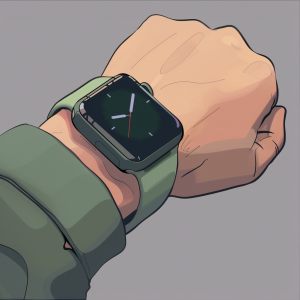 часы apple (рисунок)