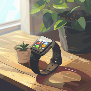 apple часы (рисунок)