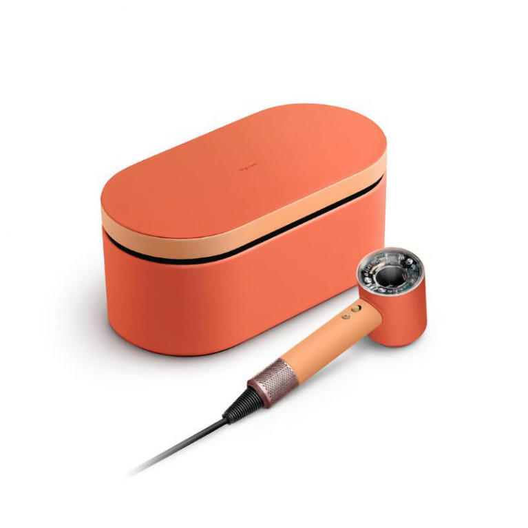 Фен Dyson Supersonic Nural HD16 с кейсом / для прямых волос Оранжевый/Топаз