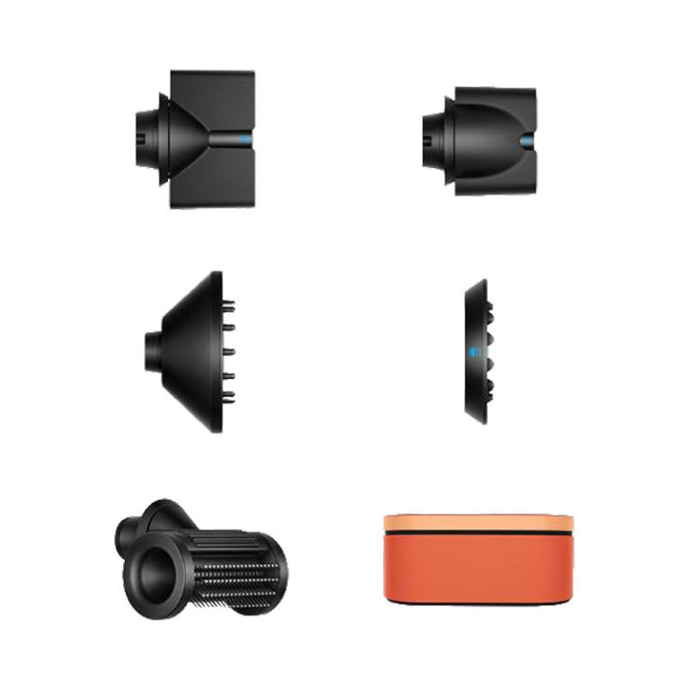 Фен Dyson Supersonic Nural HD16 с кейсом / для прямых волос Оранжевый/Топаз