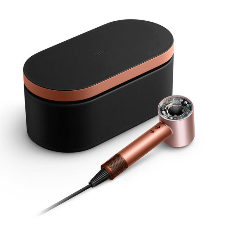 Фен Dyson Supersonic Nural HD16 с кейсом / для кудрявых волос Янтарный/Шелковый