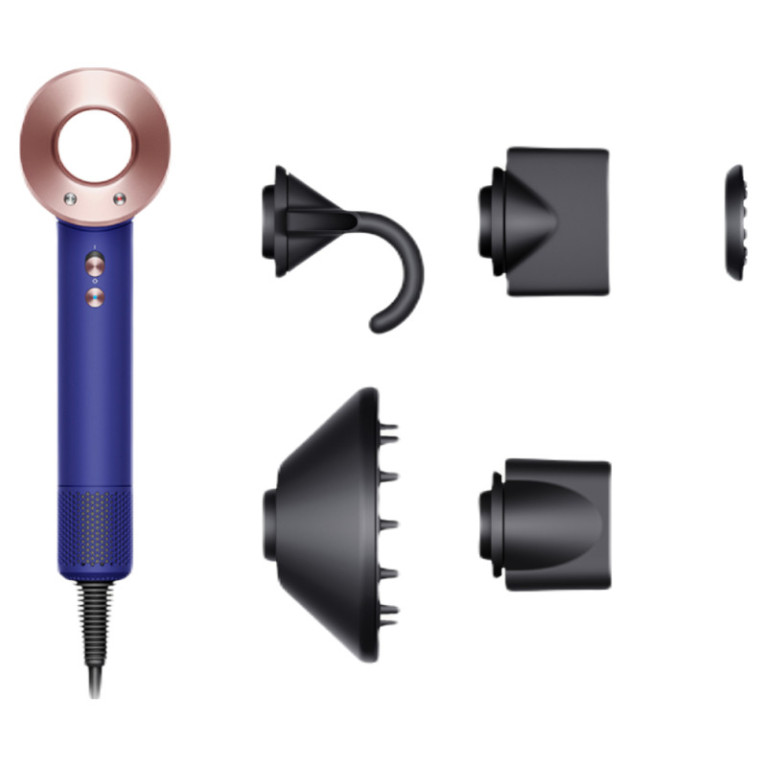Фен Dyson Supersonic HD08 Синий/Розовое золото