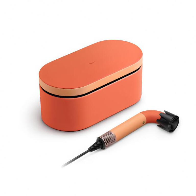 Фен Dyson Supersonic R HD17 с кейсом / для прямых волос Оранжевый/Топаз