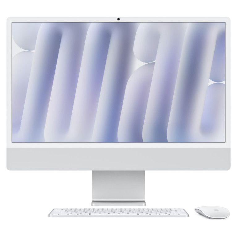 iMac 24 Retina 4,5K M4 10C CPU 10C GPU 16Гб/512Гб Серебристый
