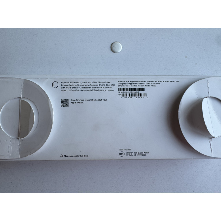 Apple Watch Series 10 46 мм Черный глянец Б/У