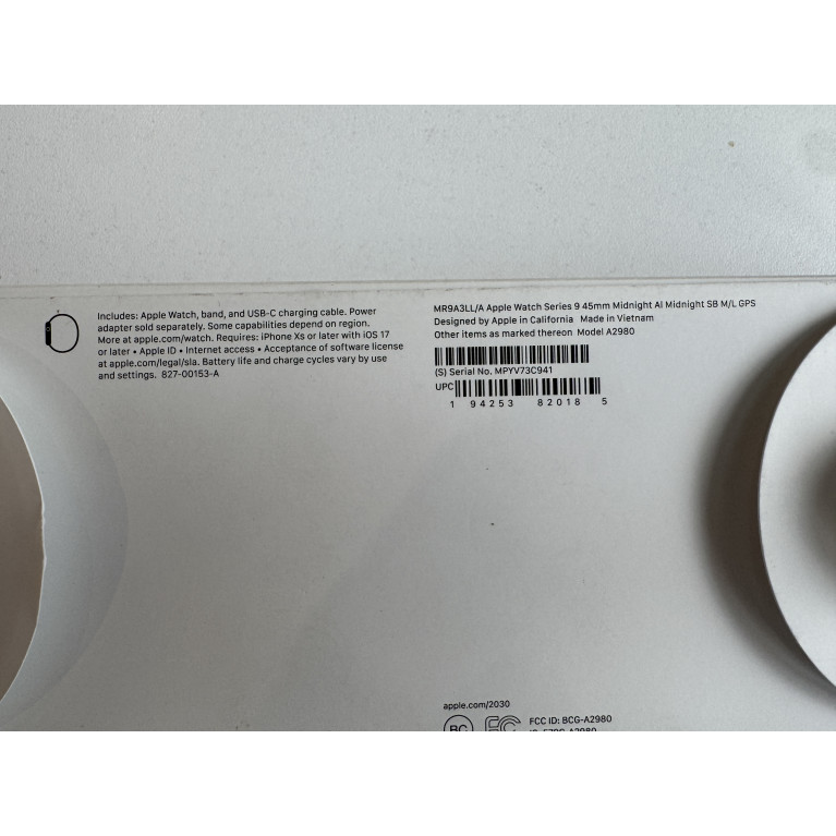 Apple Watch Series 9 45 мм Темная ночь Б/У