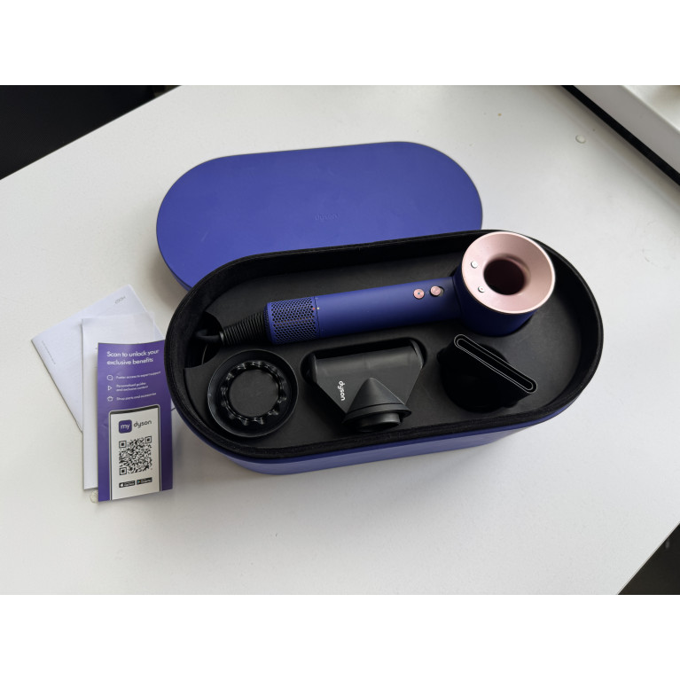 Фен Dyson Supersoinic Голубой/розовый Б/У