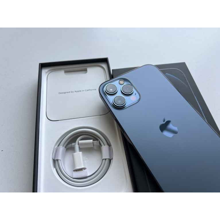 iPhone 12 Pro Max 128 Гб Тихоокеанский синий Б/У