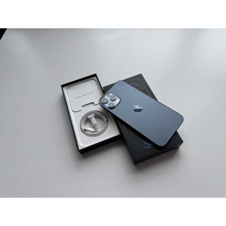 iPhone 12 Pro Max 128 Гб Тихоокеанский синий Б/У