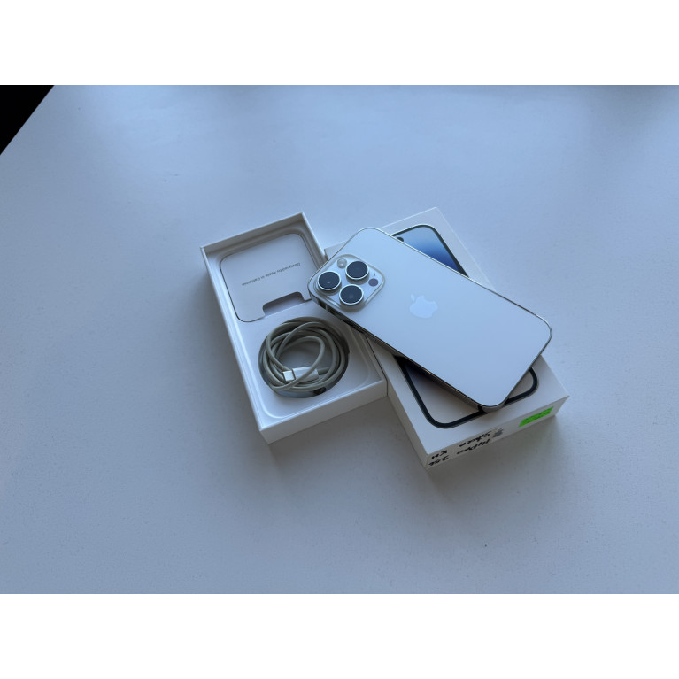 iPhone 14 Pro 256 Гб Серебристый Б/У