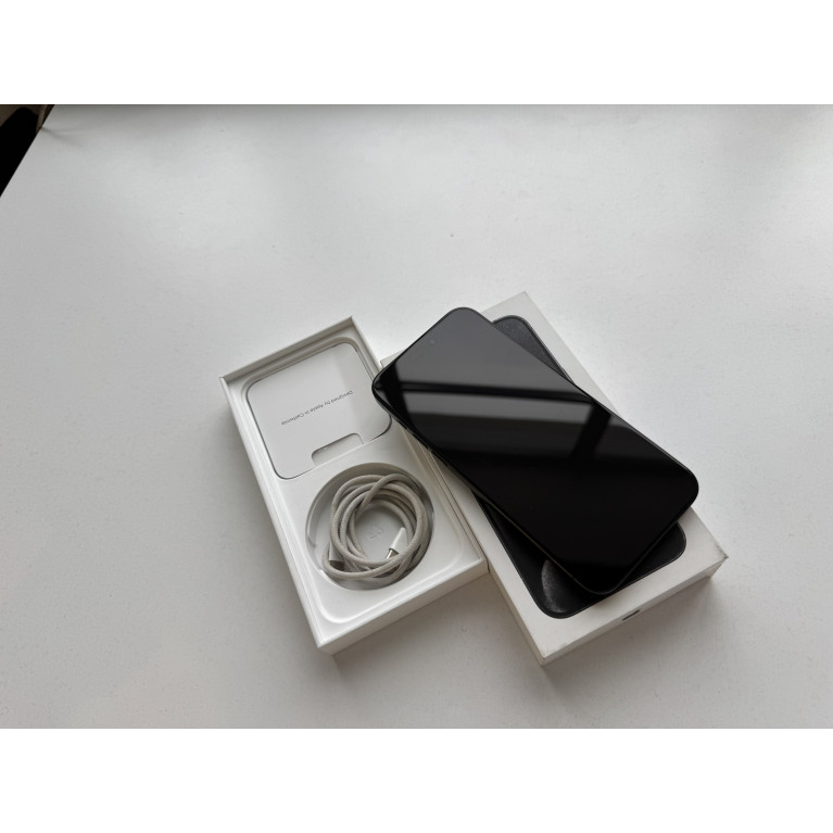 iPhone 15 Pro Max 1 Тб Черный титан Б/У