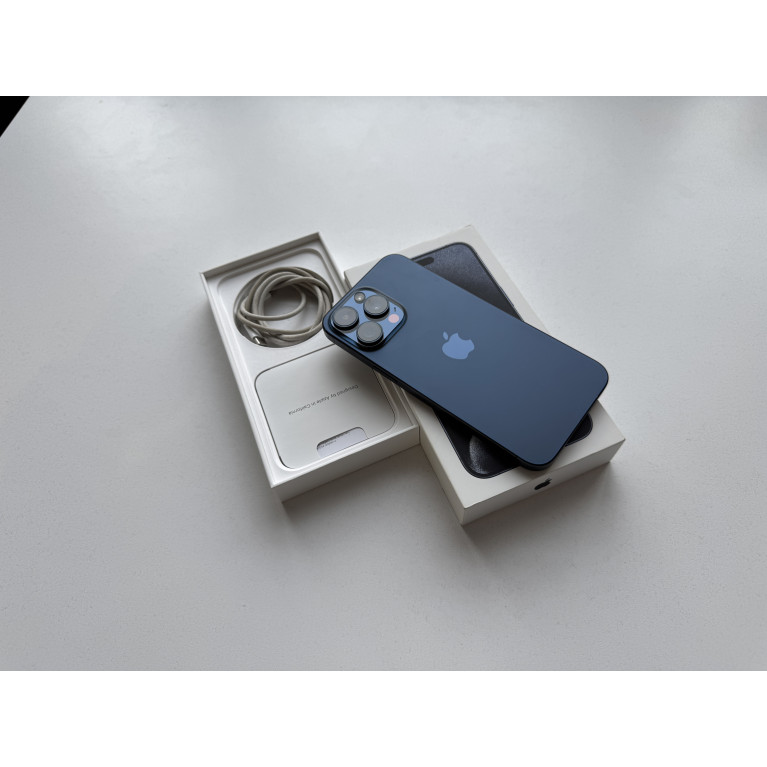 iPhone 15 Pro Max 1 Тб Синий титан Б/У