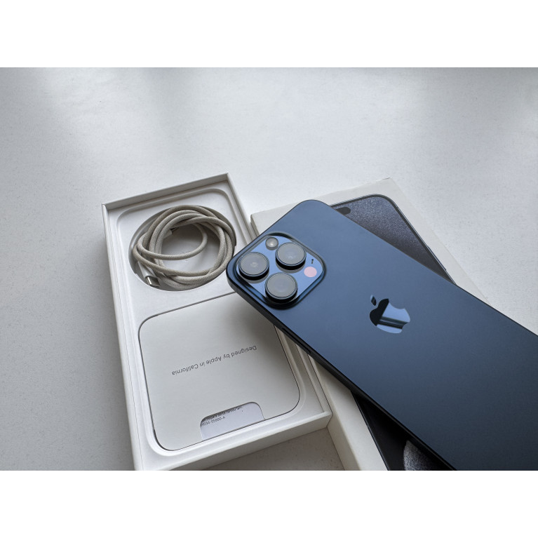 iPhone 15 Pro Max 1 Тб Синий титан Б/У