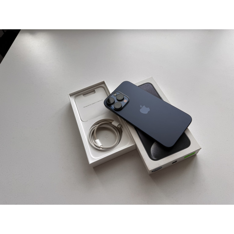 iPhone 15 Pro Max 1 Тб Синий титан Б/У
