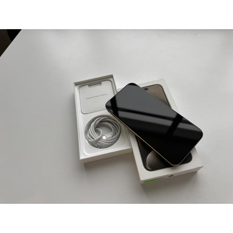 iPhone 15 Pro Max 256 Гб Натуральный титан Б/У