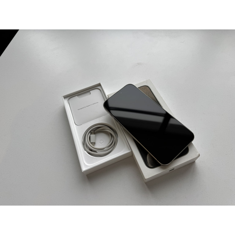 iPhone 15 Pro Max 512 Гб Натуральный титан Б/У