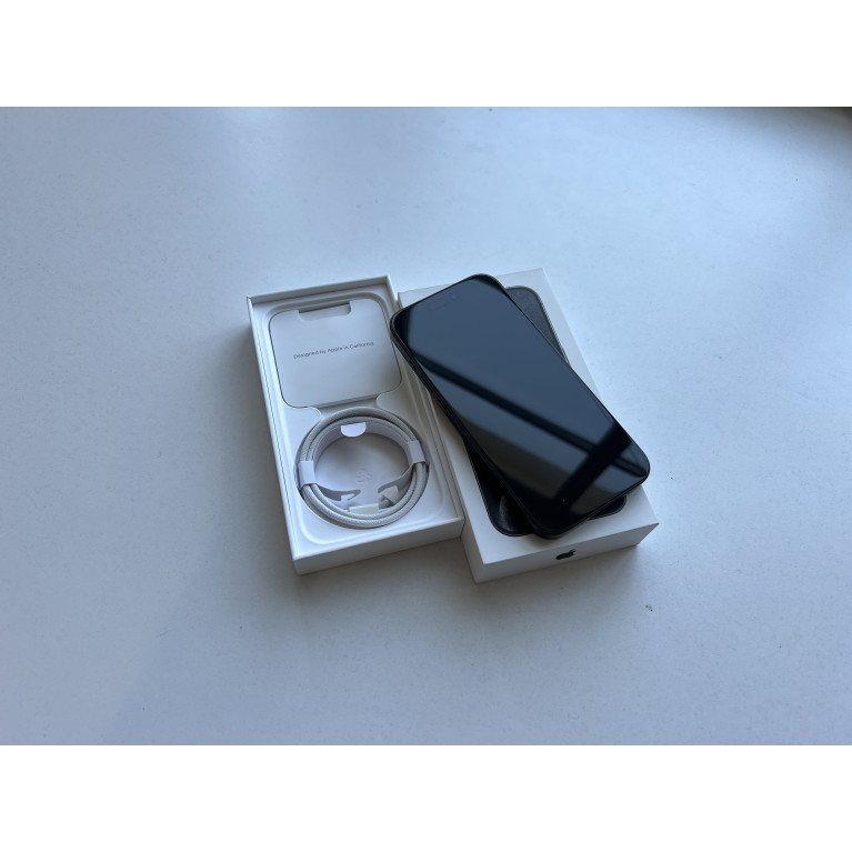 iPhone 15 Pro 128 Гб Черный титан Dual-sim Б/У