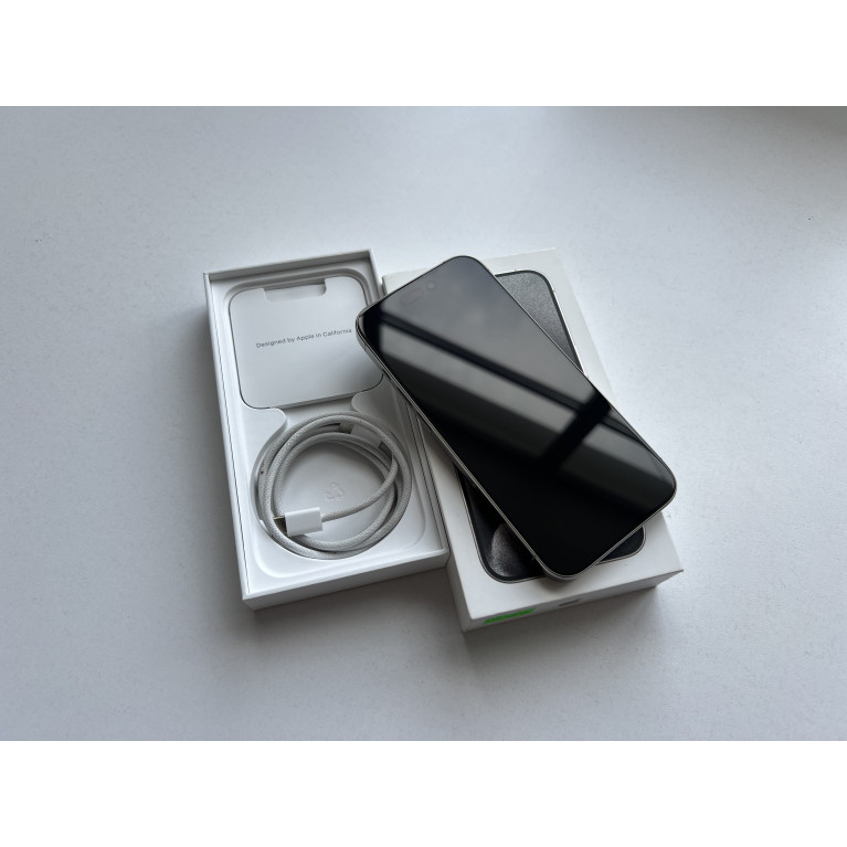 iPhone 15 Pro 128 Гб Белый титан Б/У