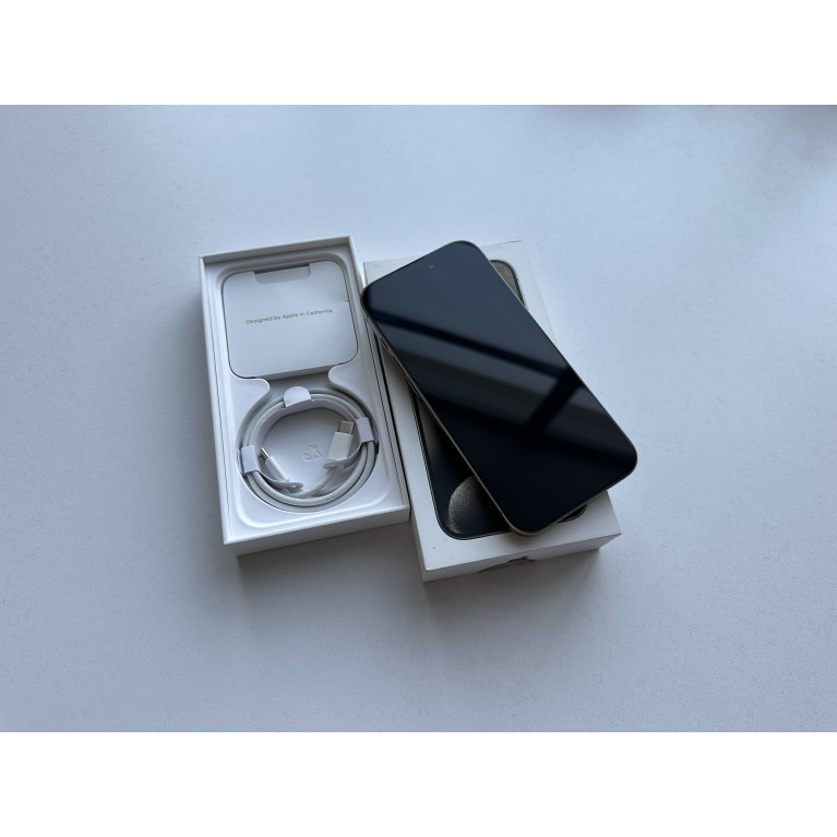 iPhone 15 Pro 256 Гб Натуральный титан Б/У