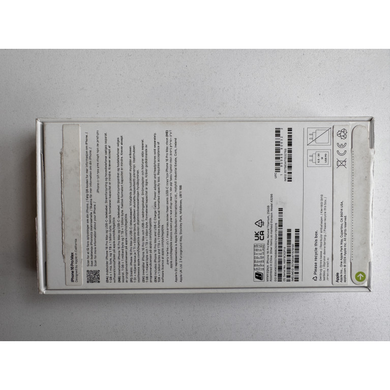 iPhone 16 Pro Max 256 Гб Натуральный титан Б/У
