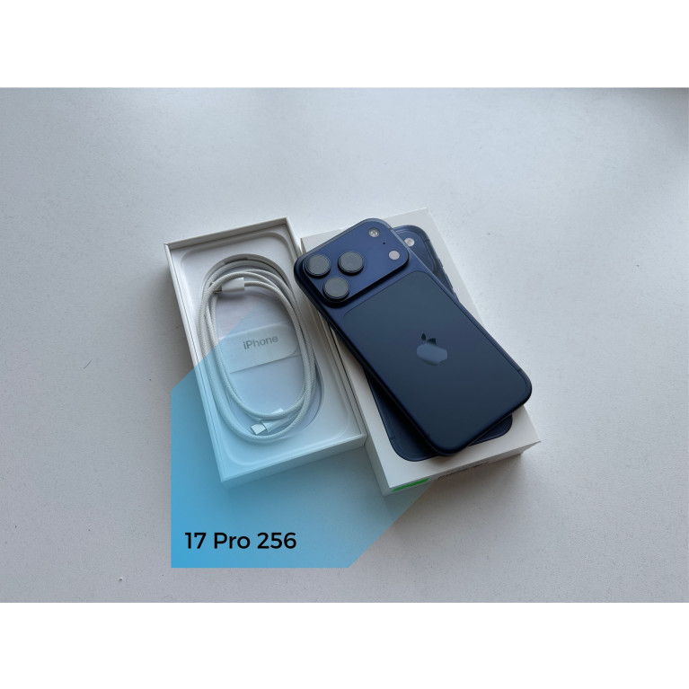 iPhone 17 Pro 256 Гб nanoSim + eSim Глубокий синий Б/У