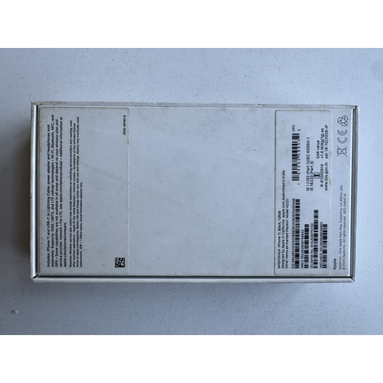 iPhone 11 128 Гб Черный Б/У