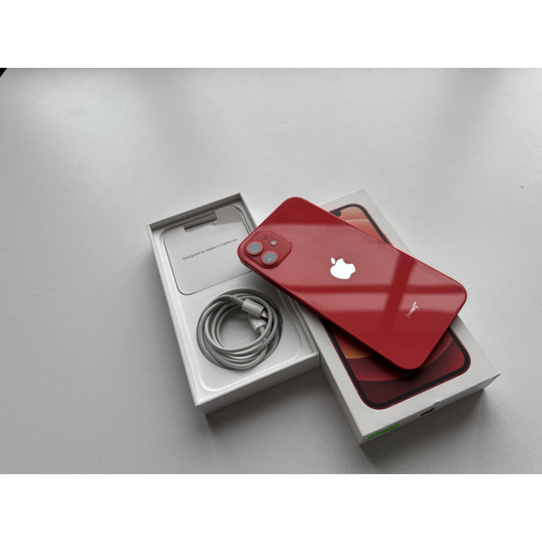 iPhone 12 64 Гб Красный Б/У