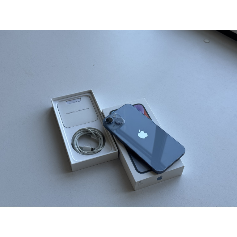 iPhone 14 256 Гб Голубой Б/У