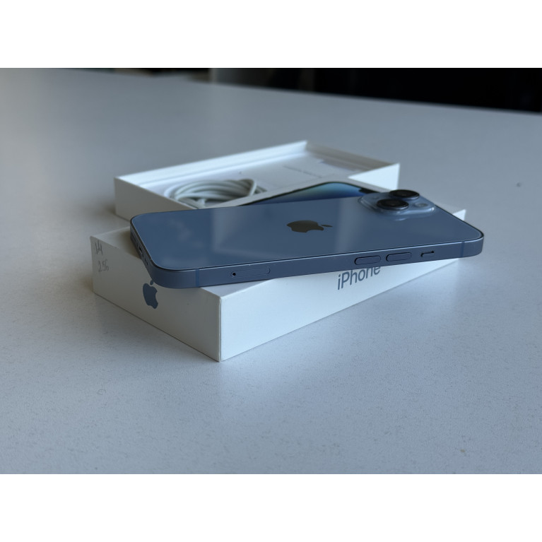 iPhone 14 256 Гб Голубой Б/У