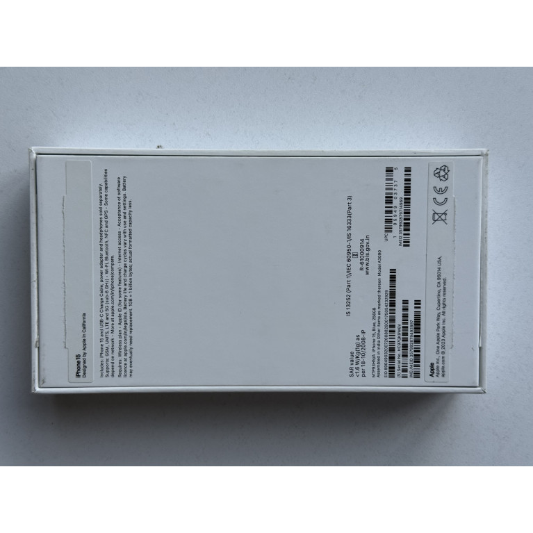 iPhone 15 256 Гб Голубой Б/У
