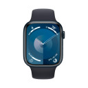 Apple Watch Series 9 / 41 мм / корпус из алюминия цвета Темная ночь / спортивный ремешок цвета Темная ночь