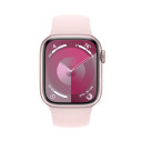 Apple Watch Series 9 / 45 мм / корпус из алюминия розового цвета  / спортивный ремешок нежно-розового цвета