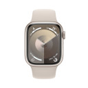 Apple Watch Series 9 / 45 мм / корпус из алюминия цвета Сияющая звезда / спортивный ремешок цвета Сияющая звезда