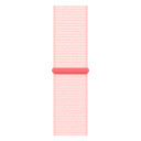 Apple Watch Series 9 / 45 мм / корпус из алюминия розового цвета  / текстильный ремешок нежно-розового цвета