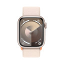 Apple Watch Series 9 / 45 мм / корпус из алюминия цвета Сияющая звезда / текстильный ремешок цвета Сияющая звезда