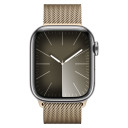 Apple Watch Series 9 / 41 мм / корпус из нержавеющей стали / браслет миланская петля золотого цвета 