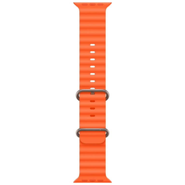 Apple Watch Ultra 2 / 49 мм / корпус из титана / ремешок Ocean оранжевого цвета