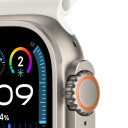 Apple Watch Ultra 2 / 49 мм / корпус из титана / ремешок Ocean белого цвета