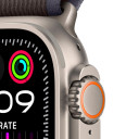 Apple Watch Ultra 2 / 49 мм / корпус из титана / ремешок Trail синего и черного цвета