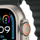 Apple Watch Ultra 2024 GPS + Cellular / 49 мм / корпус из титана / ремешок Ocean черного цвета