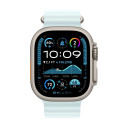 Apple Watch Ultra 2024 GPS + Cellular / 49 мм / корпус из титана / ремешок Ocean цвета Ледяной синий