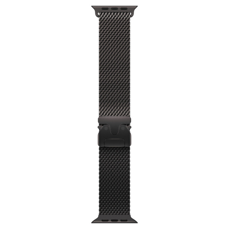 Apple Watch Ultra 2024 GPS + Cellular / 49 мм / корпус из титана цвета Черный титан / браслет миланская петля черного цвета