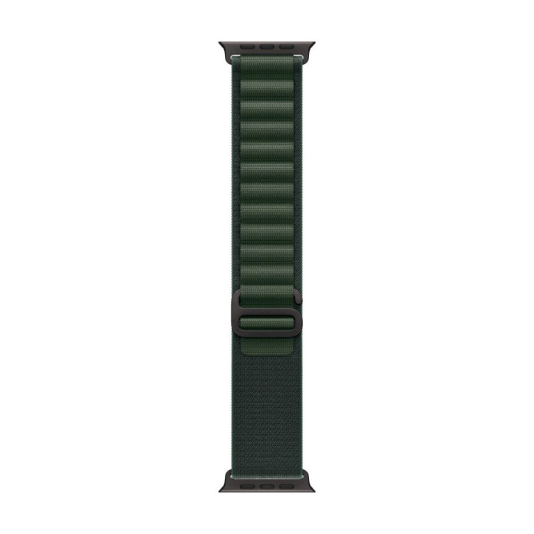 Apple Watch Ultra 2024 GPS + Cellular / 49 мм / корпус из титана цвета Черный титан / ремешок Alpine темно-зеленого цвета