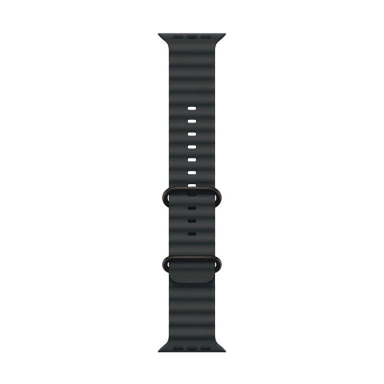 Apple Watch Ultra 3 / 49 мм / корпус из титана Черный титан / ремешок Ocean черного цвета