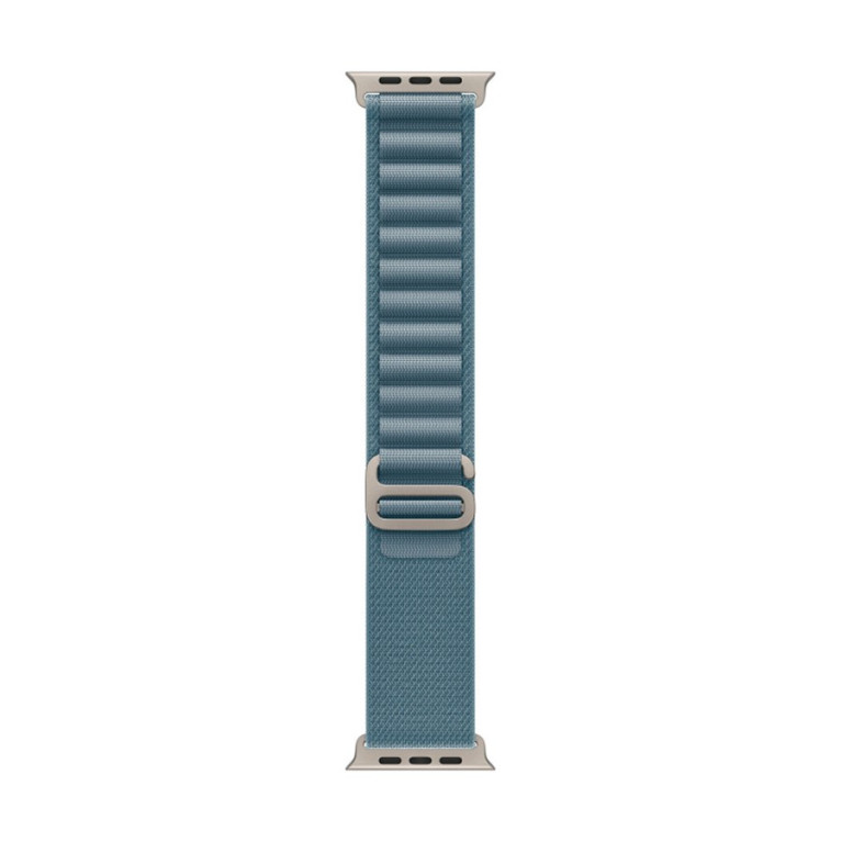 Apple Watch Ultra 3 / 49 мм / корпус из титана / ремешок Alpine голубого цвета