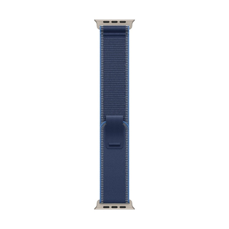 Apple Watch Ultra 3 / 49 мм / корпус из титана / ремешок Trail синего цвета