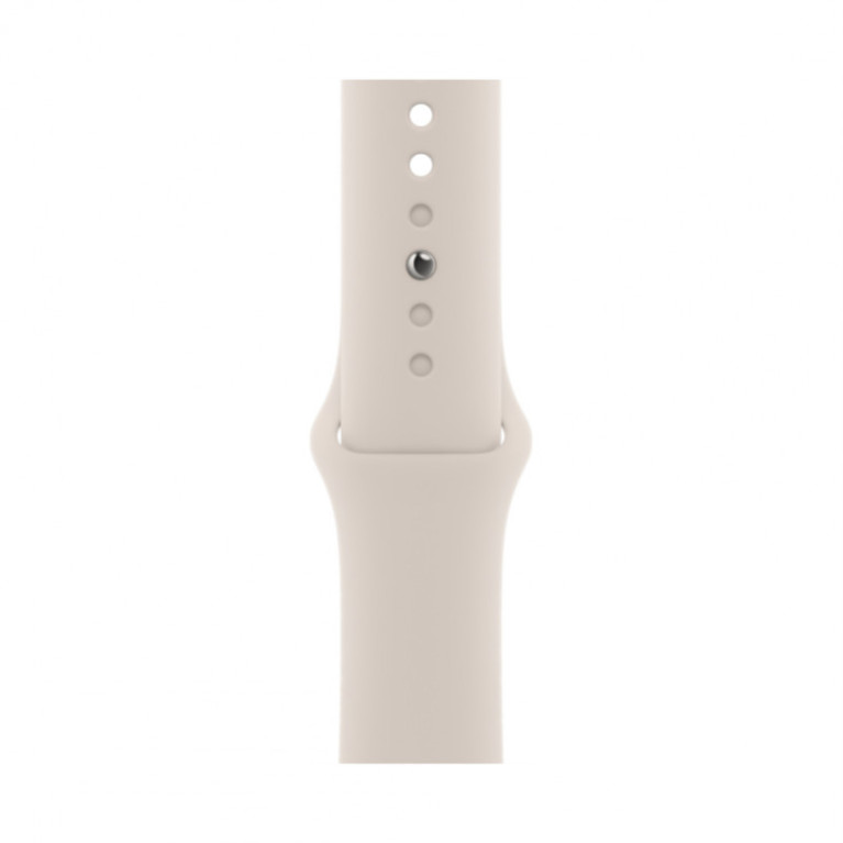 Apple Watch SE 2024 / 40 мм / корпус из алюминия цвета Сияющая звезда / спортивный ремешок цвета Сияющая звезда