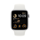 Apple Watch SE 2022 / 40 мм / корпус из алюминия белого цвета / спортивный ремешок белого цвета