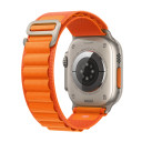 Apple Watch Ultra / 49 мм / корпус из титана / ремешок Alpine оранжевого цвета  